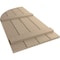 Ekena Millwork Rough Cedar 4 Board Joined Board-n-Batten w/Quarter Round Arch Top Faux Wood Shutters, 22W x 84H, PR SHUBJQ22X84RCPR - alternate 8